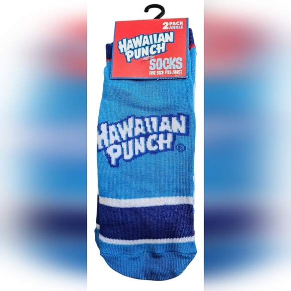 Hawaiian Punch Other - Hawaiian Punch 2 Pack Ankle Socks. One Size Fits Most. New!